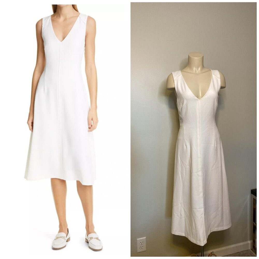 Club Monaco Cross Back Sleeveless A-Line Dress